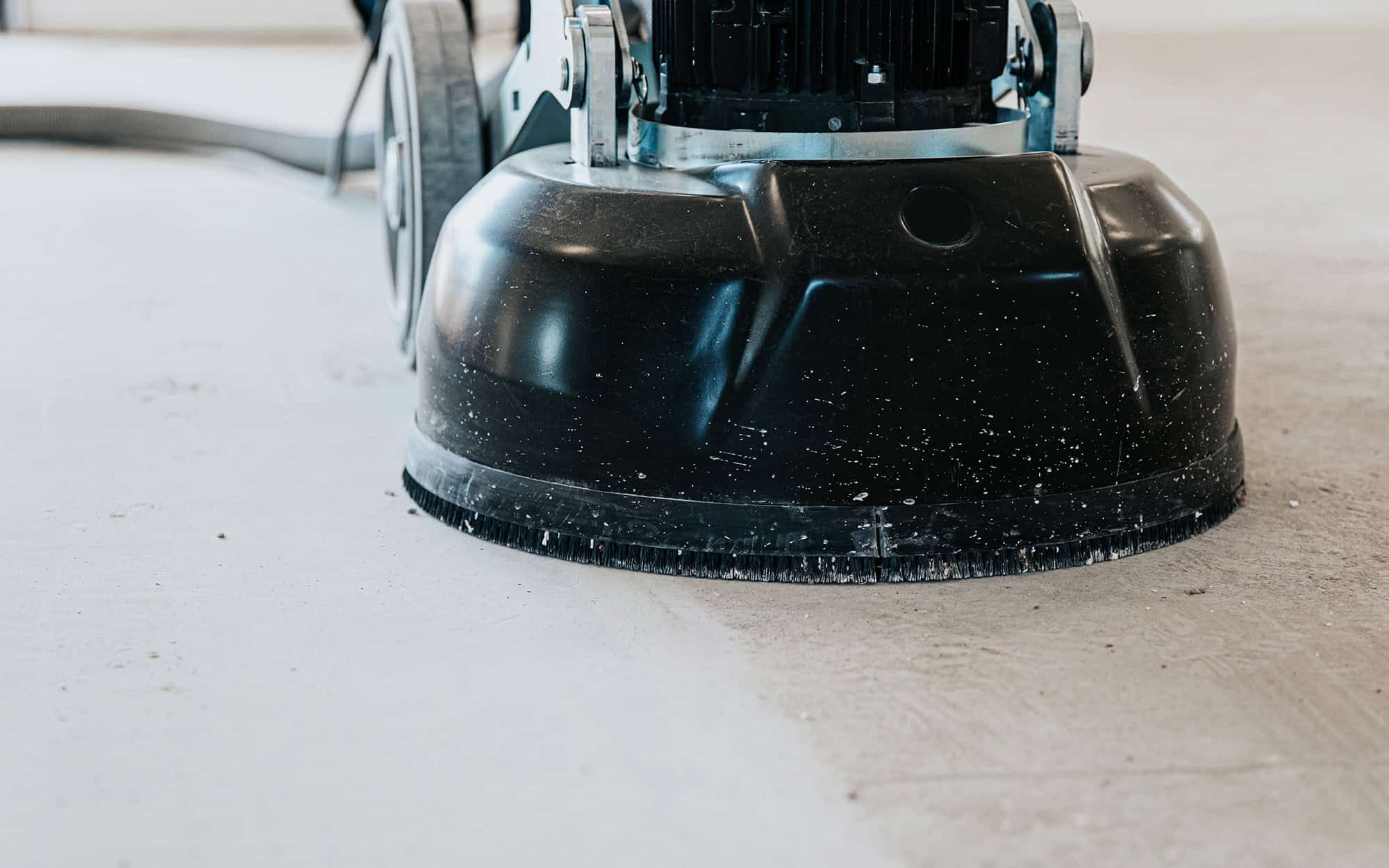 Machine polishing surface floor smoothing and finishing hardener